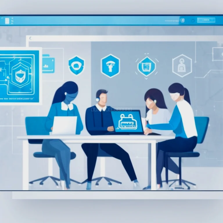 Teilnehmer bei einem Cybersecurity-Training